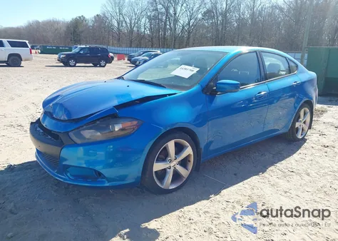 2015 Dodge Dart Gt z USA, uszkodzony, nr VIN 1C3CDFEB3FD247890